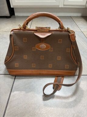 📍 Texier Paris doctor's vintage shoulder tote bag
